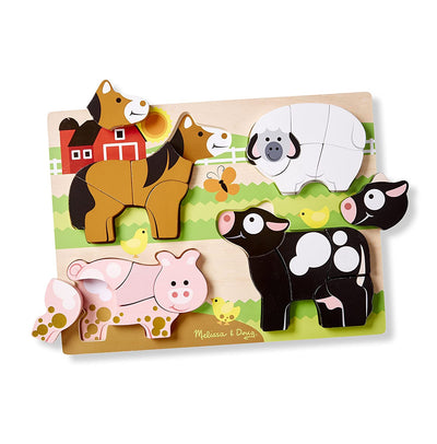 Chunky Jigsaw Puzzle Farm Animals