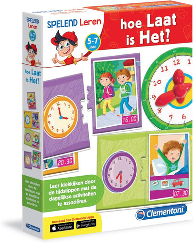 Clementoni Leerspel Hoe laat is het?