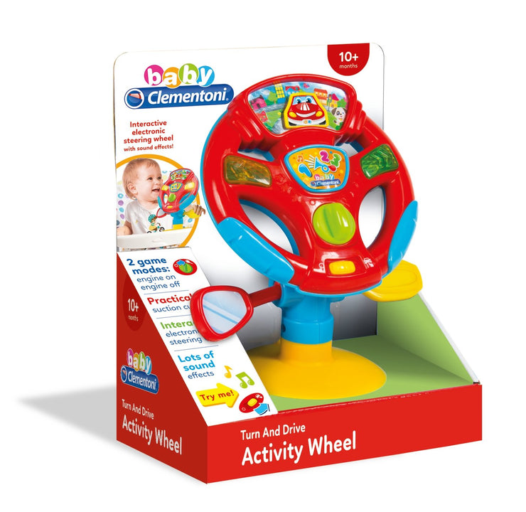 Clementoni Turn & Drive Activity Wheel