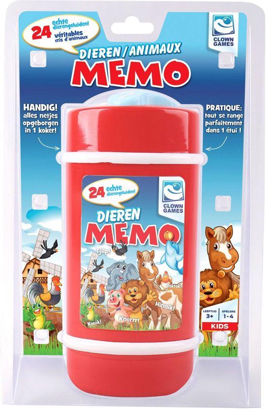 Clown Games Animal Memo