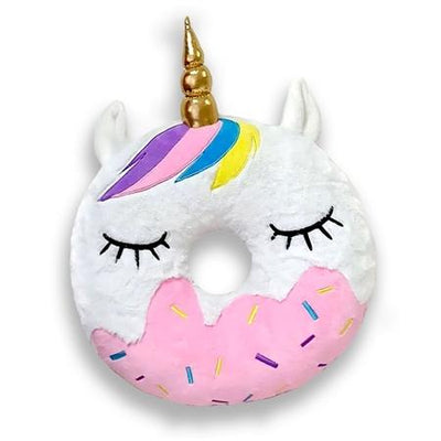 Top Trenz Unicorn Donut Plush Pillow