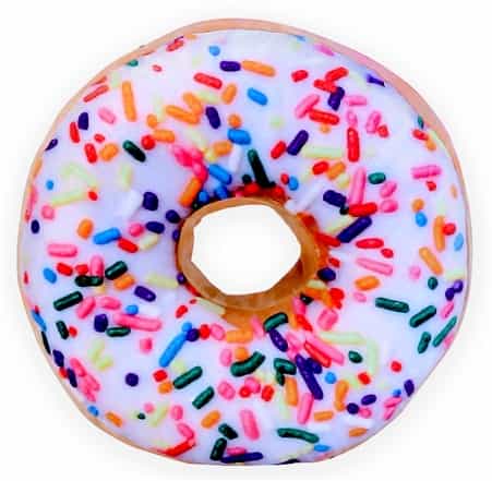 Top Trenz Vanilla Scented Donut Pillow