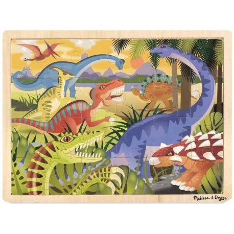 Melissa & Doug Dinosaur Jigsaw Puzzle 24pcs