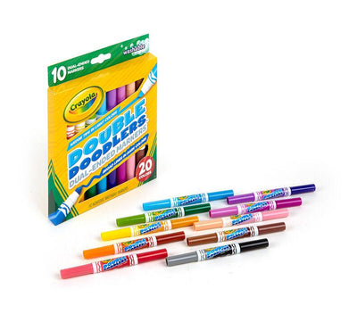 CRAYOLA DOUBLE DOODLERS MARKERS 10 UNITS