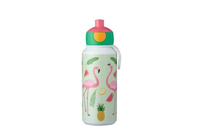 Drinking Bottle Pop-Up Campus Tropical Flamingo 400ml