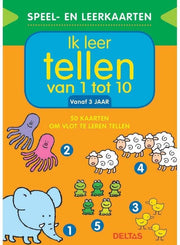 IK LEER TELLEN VAN 1 TOT 10 Deltas Speel- en leerkaarten