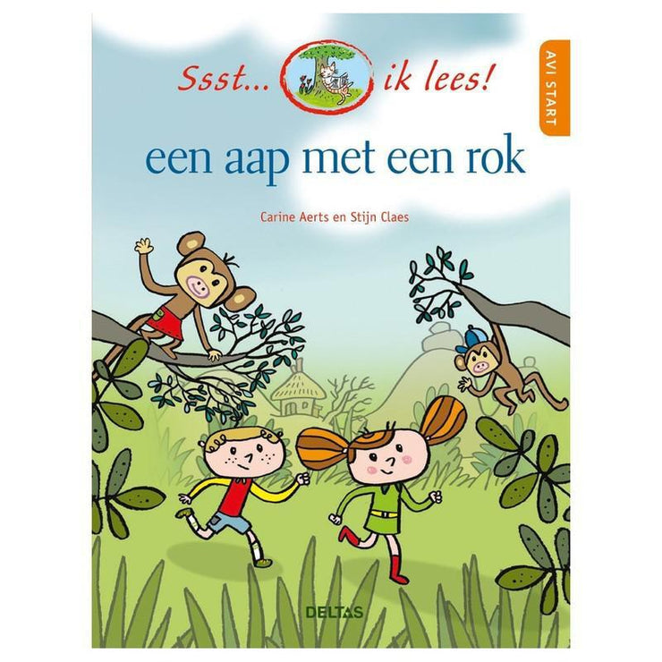 EEN AAP MET EEN ROK
