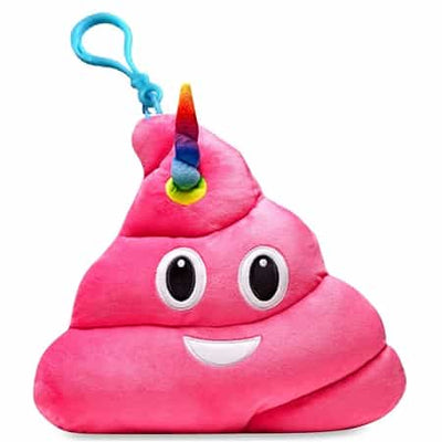 Top Trenz Poop Unicorn Clip ON Keychain