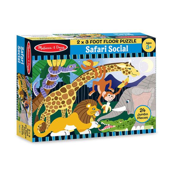 Floor Puzzle Safari Social