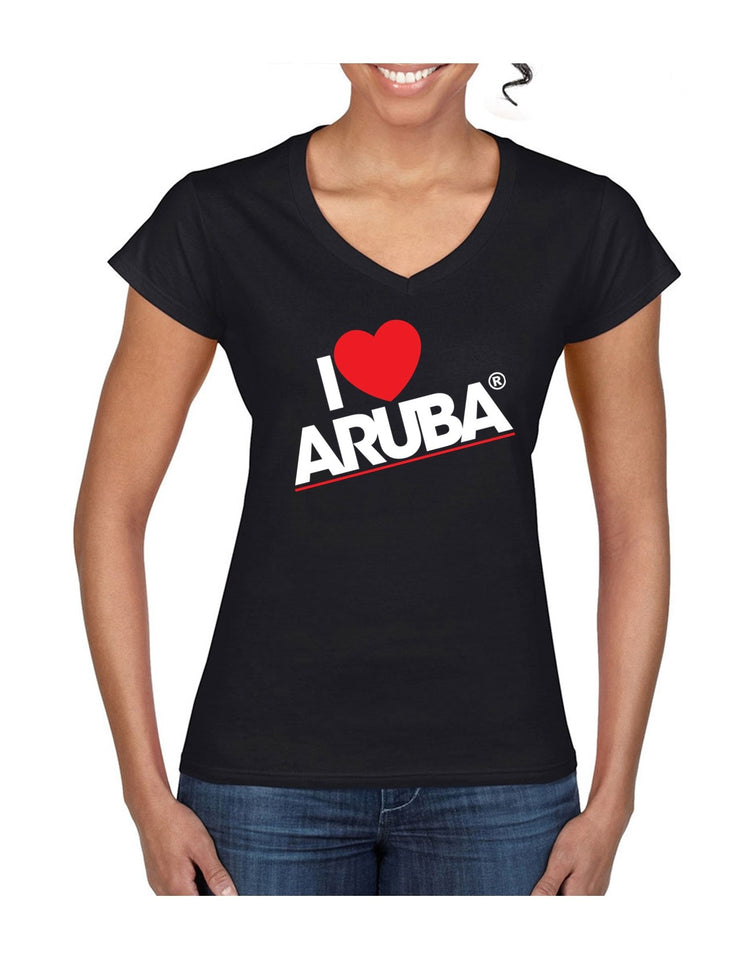 ILoveAruba Ladies V-Neck