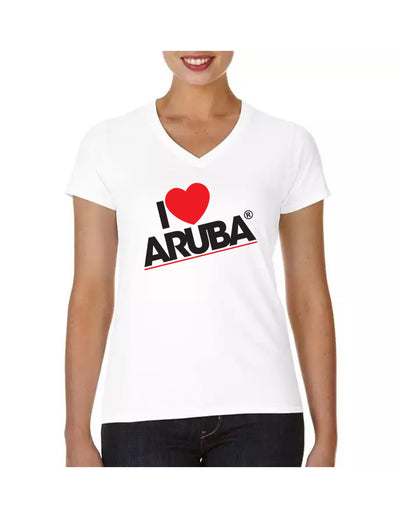 ILoveAruba Ladies V-Neck