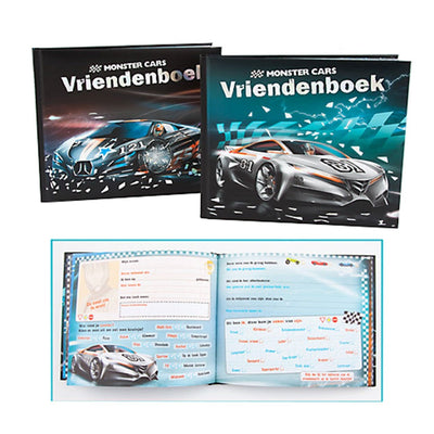 MONSTER CARS VRIENDENBOEK