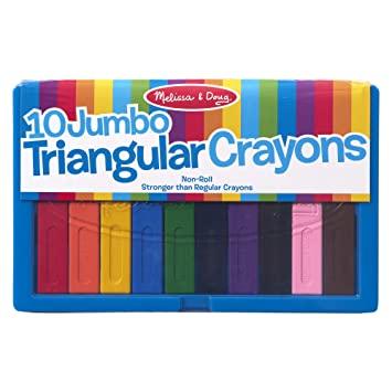 Jumbo Triangular Crayons 10pc