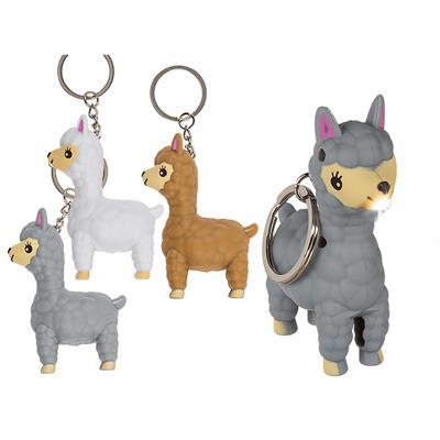 Keychain Llama with Light and Sound