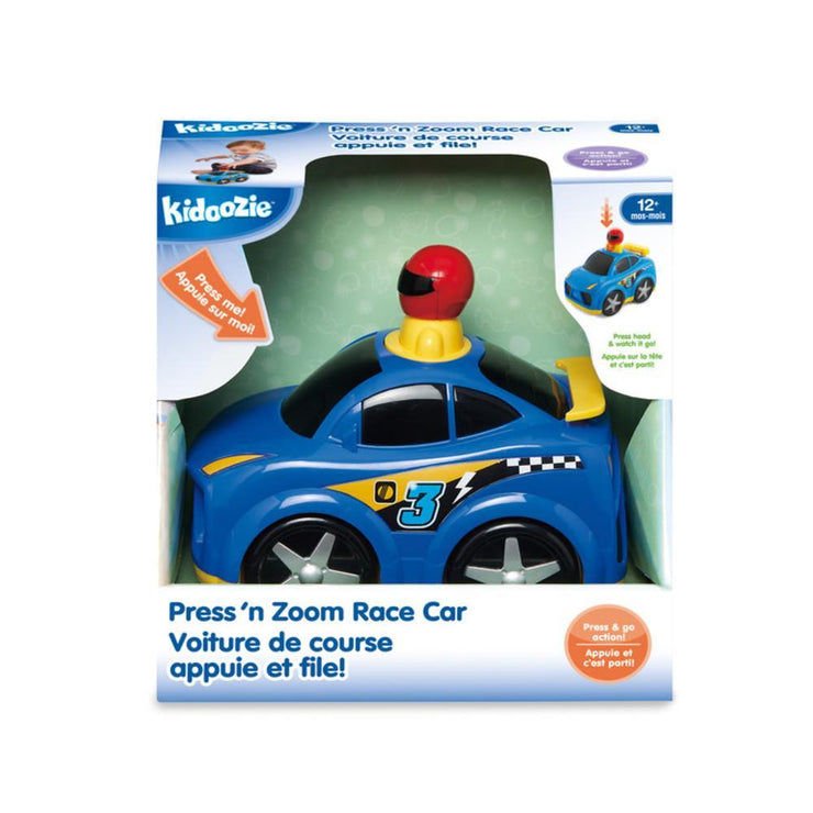 Kidoozie Press 'N Zoom Race Car