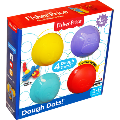 fisher price DOUGH DOTS 4PK box set
