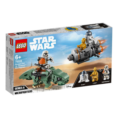 LEGO Star Wars 75228 Escape Pod vs. Dewback Microfighters