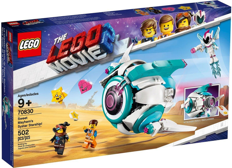 LEGO The Lego Movie 2 70830 Sweet Mayhem's Systar Starship