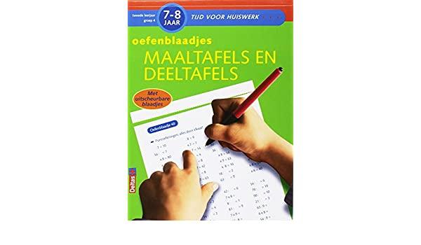 OEFENBLAADJES MAALTAFELS EN DEELTAFELS 7-8 JAAR