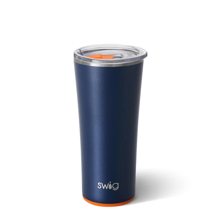 SWIG 22OZ TUMBLER-MATTE NAVY/ORANGE
