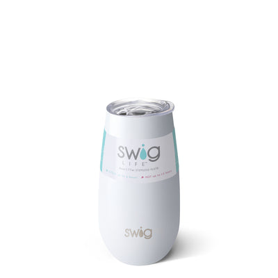 SWIG 6OZ FLUTE-DIAMOND WHITE