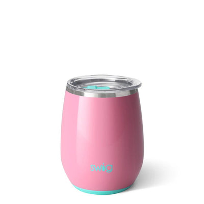 Swig 14oz Stemless Wine Cup Peony