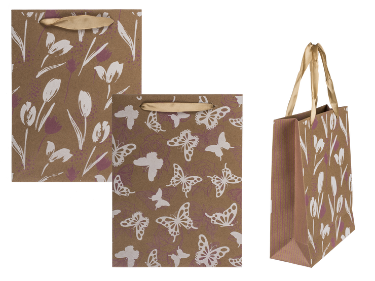 CRAFT PAPER BAG SPRING DECOR