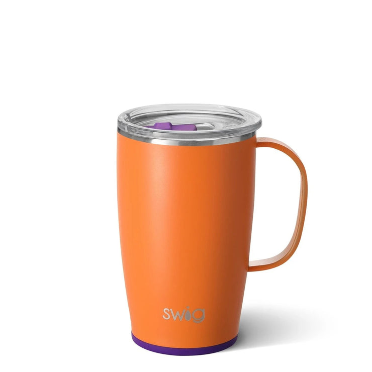 SWIG 18OZ MUG-MATTE ORANGE/PURPLE