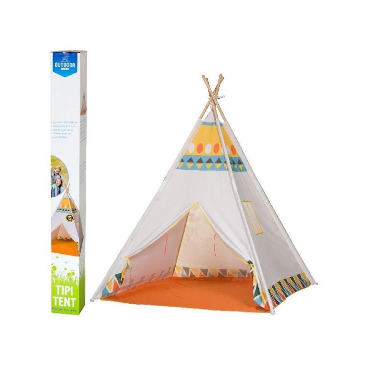 Outdoor Play Tipi Tent - Wigwam 120x120x150cm