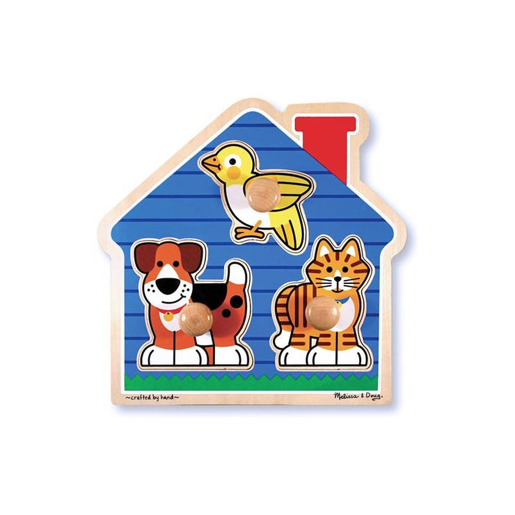 Peg Puzzle House Pets