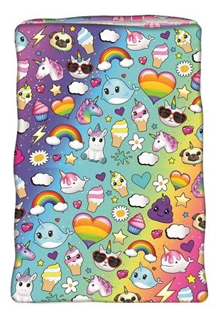 Top Trenz Dream of unicorn Fuzzy SLEEP SACK 28"x 60"