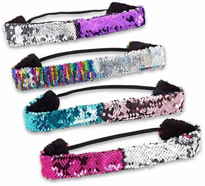 Top Trenz Reversible Sequin Headbands