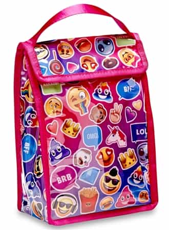 Top Trenz Pink Mojicon Funk Insulated Snack Bag