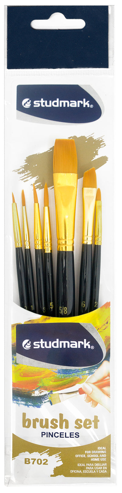 studmark brush set pinceles 7 piece