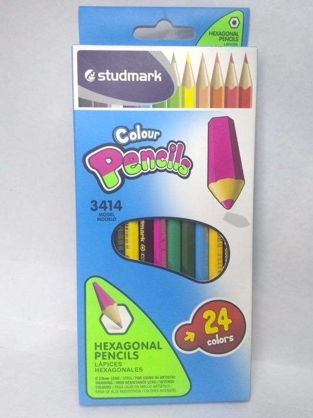 Studmark large colour pencils 24