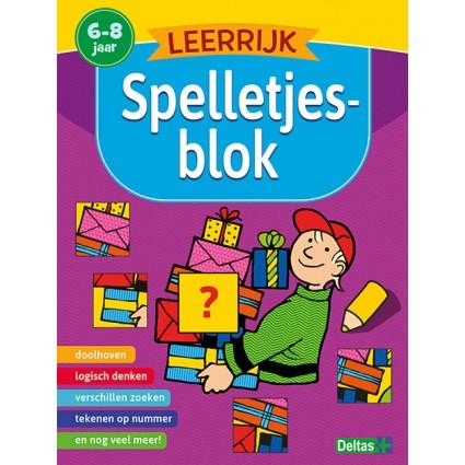 LEERRIJK SPELLETJESBLOK 6-8JR