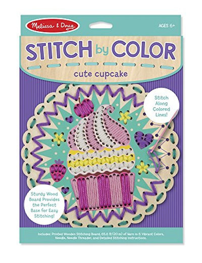 Stitch by Color Cute Cupcake