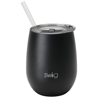 SWIG 12OZ STEMLESS CUP-MATTE BLACK