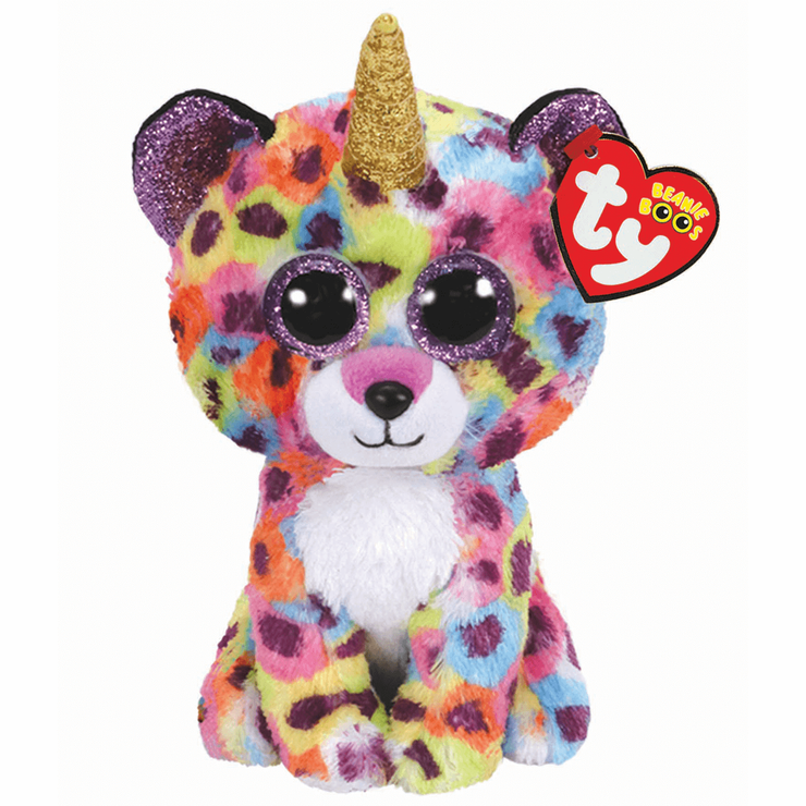 TY Beanie Boo Giselle The Unicorn Leopard (15cm)