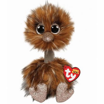 TY Beanie Boo's Buddy Orson the Brown Ostrich 24cm