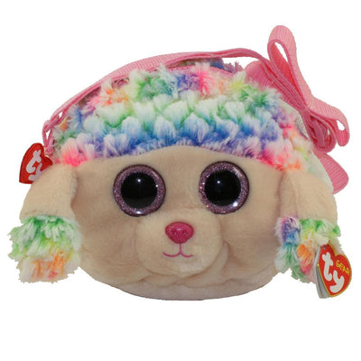 TY GEAR RAINBOW POODLE PURSE