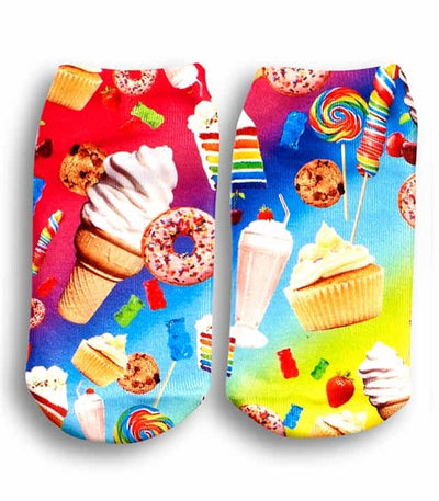 Top Trenz Ankle Socks Tasty Print