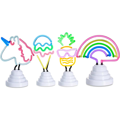 Top Trenz Neon Light Table Lamps
