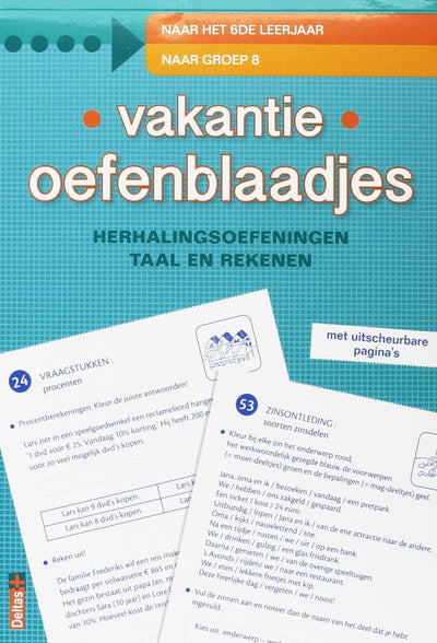 VAKANTIE OEFENBLAADJES 10-11 JAAR