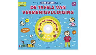 ZING EN LEER DE TAFELS VERMENIGVULDIGING MET CD 7-8 JAAR