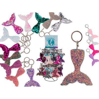 Zeemermin Sequin Sleutelhanger