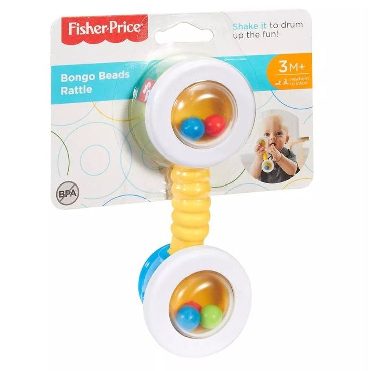 fisher price bongo beads rattle