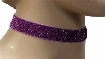 Top Trenz Chokers Velvet Glitter