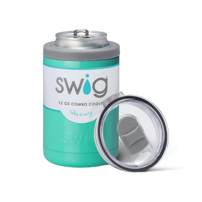 SWIG 12OZ COMBO COOLER- TURQUOISE