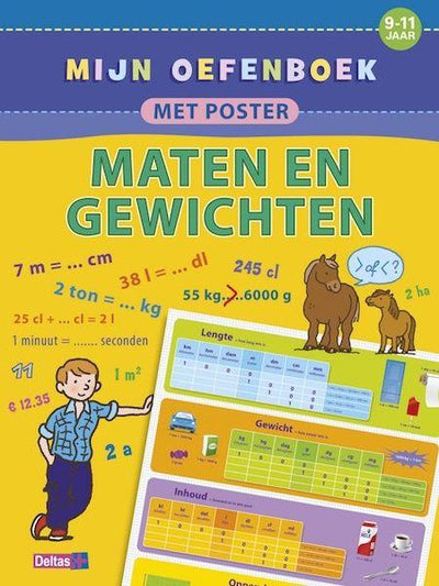 MIJN OEFENBOEK MATEN EN GEWICHTEN  9-11 JAAR